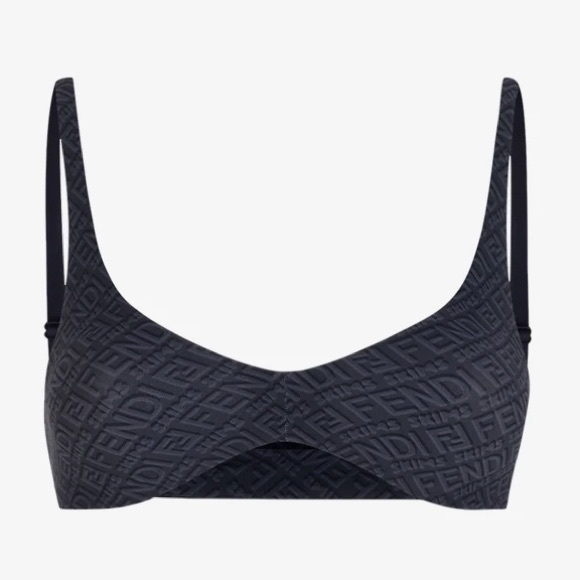 Fendi Other - 🎉 LAST ONE!  🖤💜 FENDI x SKIMS Skimpy Scoop Bra - Black ✨